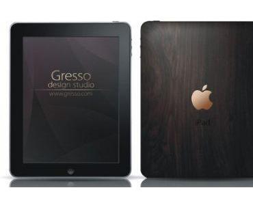iPad mit Blackwood und Gold