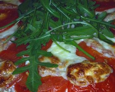 Flammkuchen Tomate - Mozzarella
