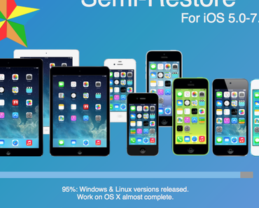 SemiRestore7 1.0.5 bringt Support für iOS 7.1.x – Mac Version rückt näher