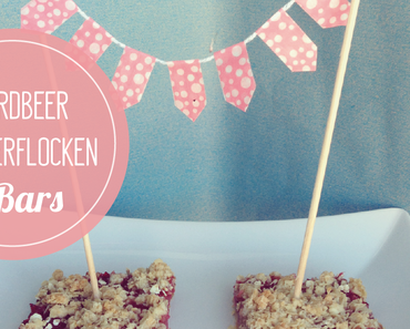 Erdbeer-Haferflocken-Bars