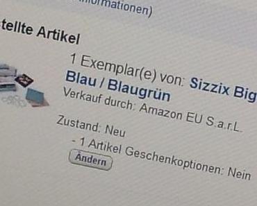 Ich hab mir heute was gegönnt