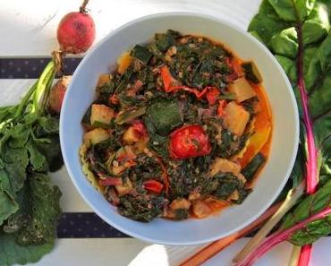 vegane Mangoldsauce vom Bio Bauernhof