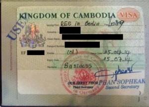 Aufpassen beim Visa-Service der kambodschanischen Botschaft