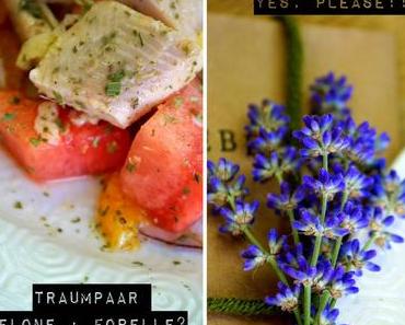 Forellonen-Salat : Räucherforelle mit Wassermelone ist nicht "bähh"