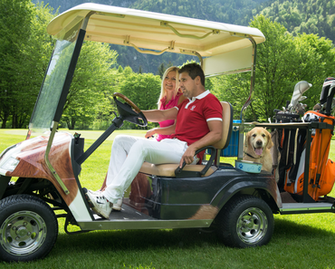 Golf-Car mit Hundelounge