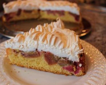 Rhabarber-Meringe-Kuchen so wie ich ihn liebe.... schnell gemacht und schmeckt weltklasse!