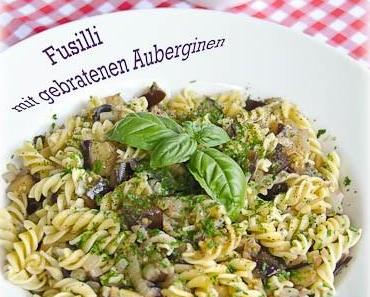 Brazil 2014 kulinarisch: Italien – Fusilli mit gebratenen Auberginen und Zwiebeln