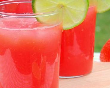 Wassermelonen-Erdbeer-Limonade