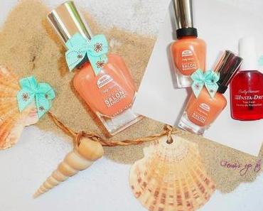 Sally Hansen " 544 Tahitian Sunset " & Ista Dri - Schnelltrocknung's Übrlack