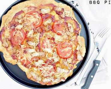 BBQ Pizza [ohne Hefe]