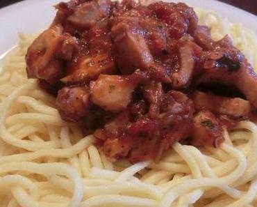 Spaghetti mit Pulpo