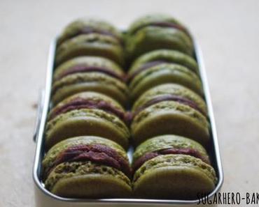 Minz-Schoko Macarons