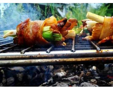 Schweinebauch-Röllchen mit Teriyaki Glasur – Perfekt für den Grill
