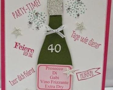 Die Korken knallten....