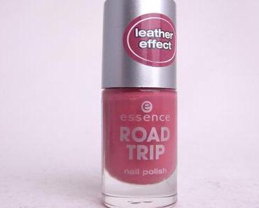 [NOTD] essence "Road Trip" LE Nagellack leather effect 01 "Hit the road red!"