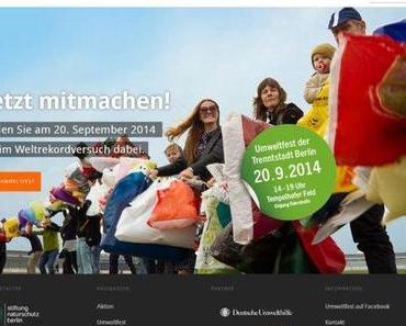 Berlin mit Weltrekordversuch gegen Plastiktüten
