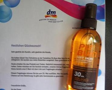 Piz Buin Wet Skin LSF 30 Test