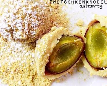 Zwetschkenknödel aus Brandteig