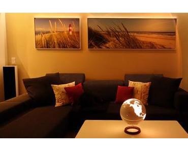 Mit einem Leuchtglobus auf Weltreise