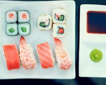Sushi + Rezept Grüner Smoothie