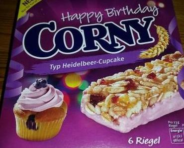 CORNY: Happy Birthday-Edition: Heidelbeer-Cupcake