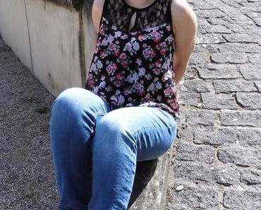 Tolle blumige Bluse