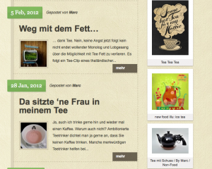 Pinterest und Tee