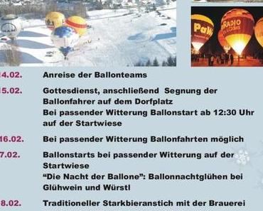 Ballonfahren im Bayerischen Wald ab Hotel Schürger, Thurmansbang im Dreiburgenland