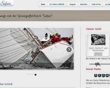 Neue Internetseite der Safari