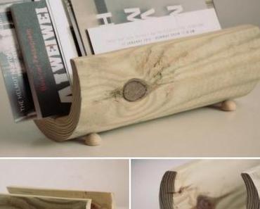 Kleine Briefaufbewahrung aus Holz