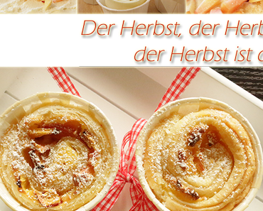 [Rezept] Blätterteigschnecken mit Nektarinen