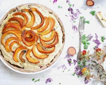 {Food} Quiche in Orange und Lila