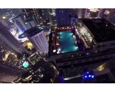 Mit dem Fallschirm zur Party gleiten