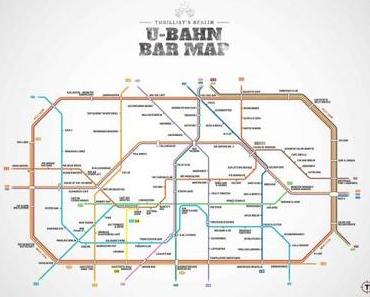 U-Bahn Bar Map Berlin – Wo man gut Bier tanken kann