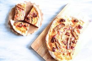 Einmal umdenken bitte: Pizza à la Flammkuchen