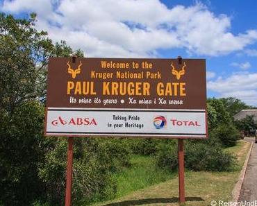 Ankunft im Skukuza Camp im Krüger Nationalpark