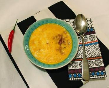 Kürbis Kokosnuss Suppe
