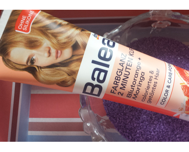 Review: Balea Farbglanz 2 Minuten Kur Blutorange & Moringa