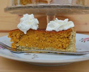 Pumpkin Pie mit Haferflocken-Boden