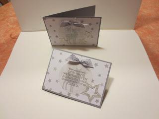 Weihnachtskarten-Werkstatt die "1".