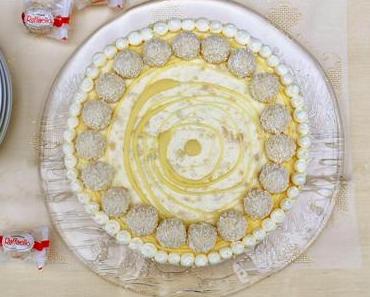 Kokos-Torte mit weißer Schokolade [aka Raffaelo-Torte]