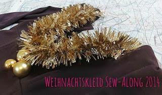 Weihnachtskleid-Sew-Along: ein wenig auch dabei