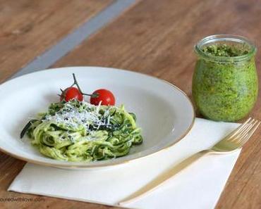 Zoodles mit Pesto / Zoodles with Pesto