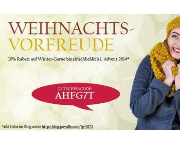 10% Weihnachts-Vorfreude-Rabatt* auf Wintergarne