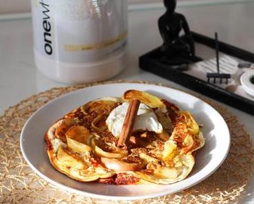 Apfel-Vanille Protein-Pancake Rezept