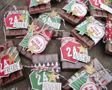 Schokoladen-Goodies vom Adventskalender-Workshop