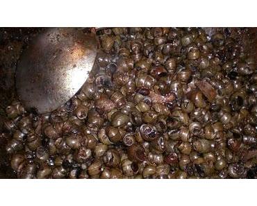 Essen auf Müllautorädern