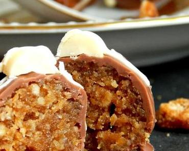 Gebrannte Erdnusspralinen