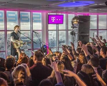 Ed Sheeran beim höchsten Telekom Street Gig aller Zeiten