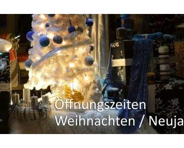 Öffnungszeiten Weihnachten und Neujahr bei JaWolle Saarbrücken